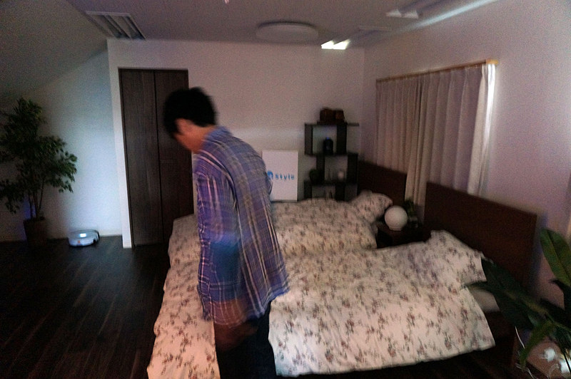 就寝する際にも音声で命令