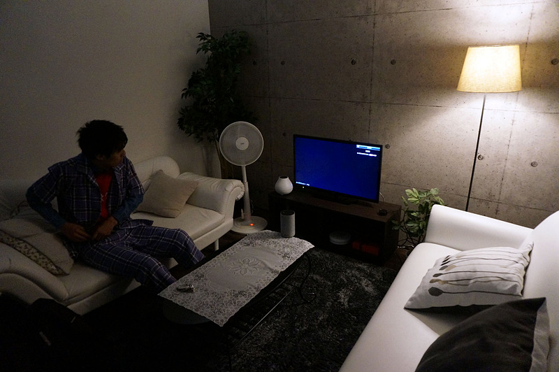 朝起きたらライトをON