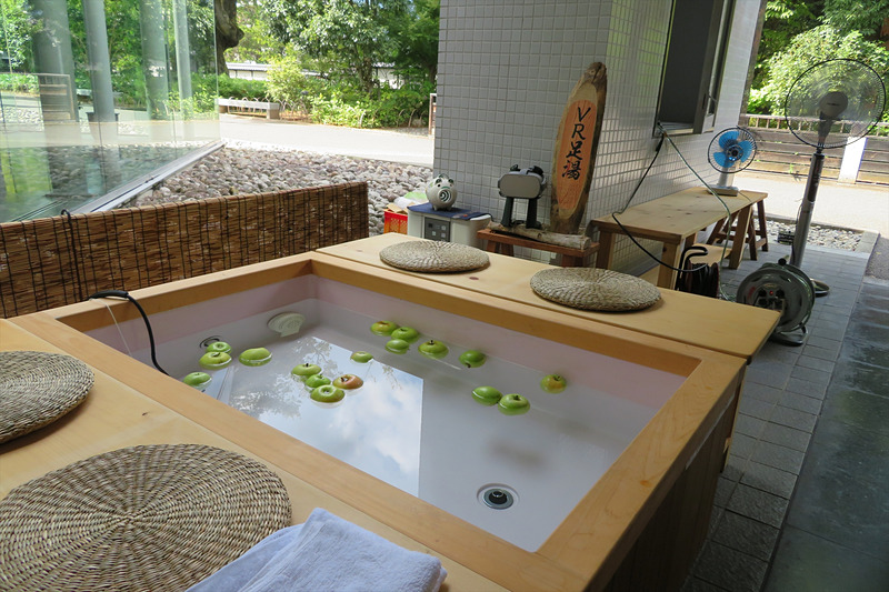 VR足湯コーナー