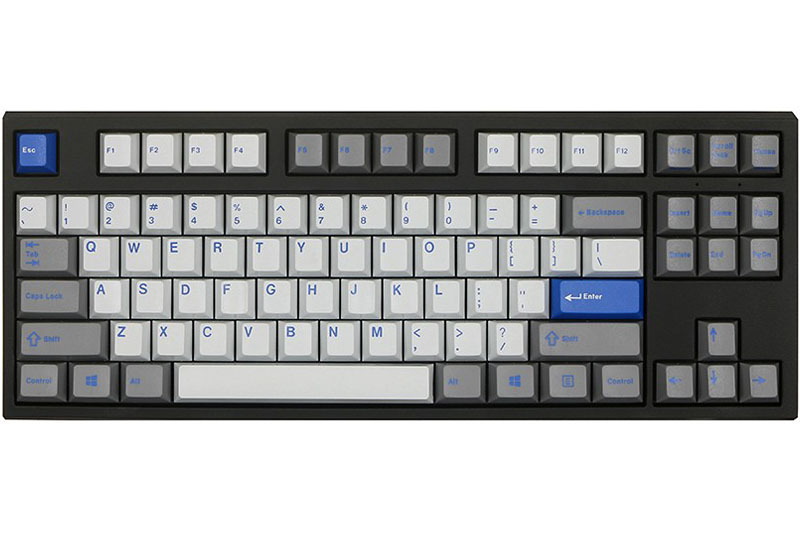 購入した「WASD V2 87-Key Doubleshot ABS GMK True Olivetti Mechanical」。「WASD V2 Mechanical Keyboard」シリーズのUS配列87キーのメカニカルキーボードです。キーキャップのカスタマイズはできず、キースイッチ種類・ケース色・ダンパー有無のみカスタマイズ可能。基本価格はUS245ドル。