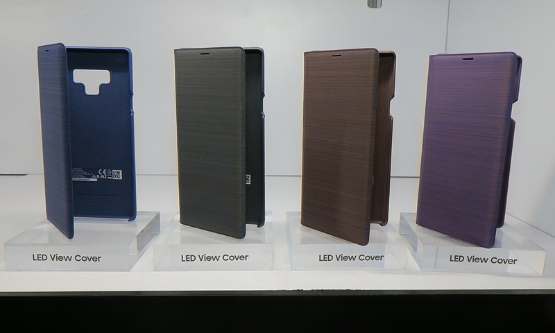 Galaxy Note9用の「LED View Cover」