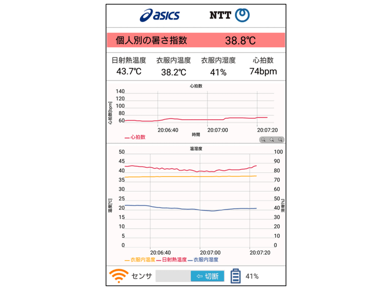 アプリケーション画面