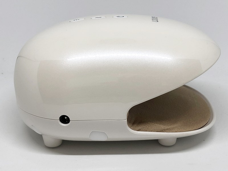 コロンとしたフォルムのためか、口を開けた何かの生き物みたいだ