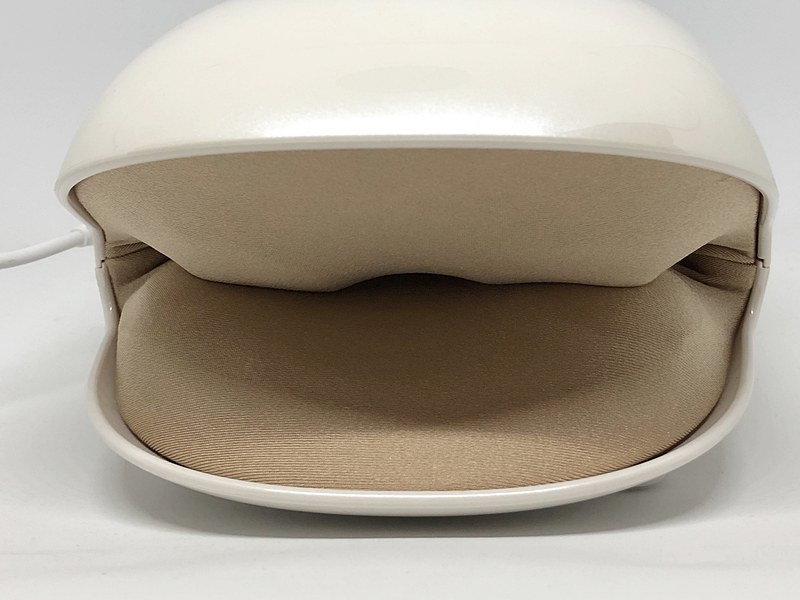 マッサージ中、しっかりと圧がかかっているのがわかる