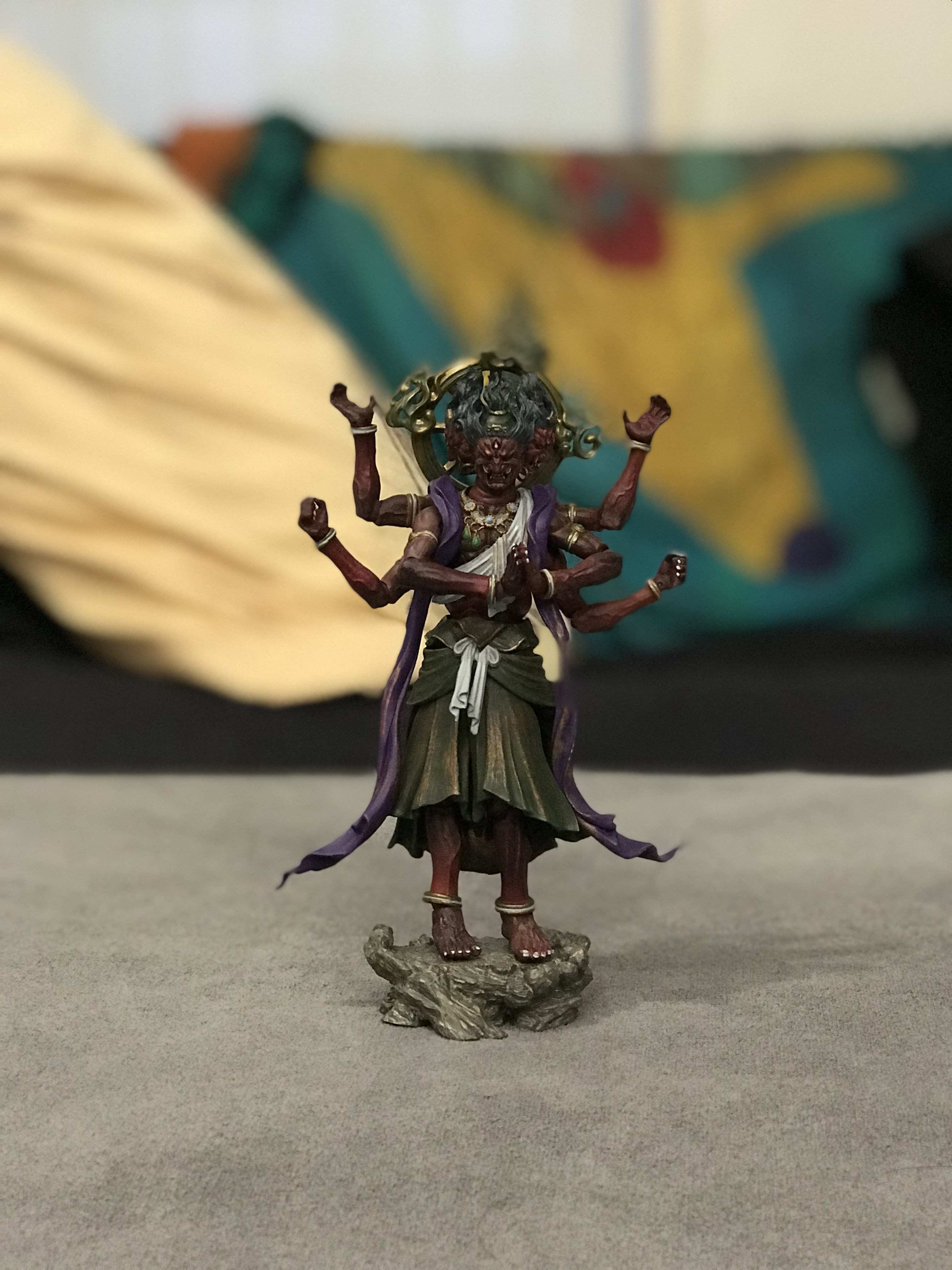 iPhone 7のポートレートモード。被写体の切り出しが甘く、背景が一部鮮明になっている