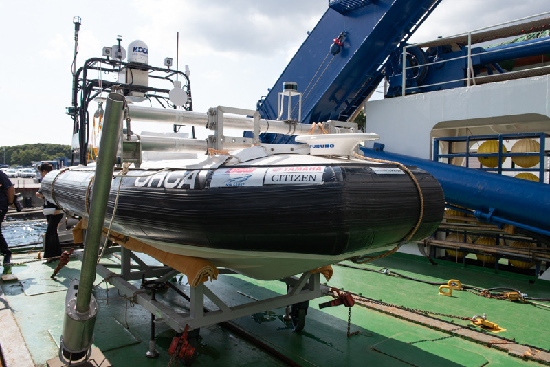 三井 E&S 造船の船体にヤマハのエンジンを搭載