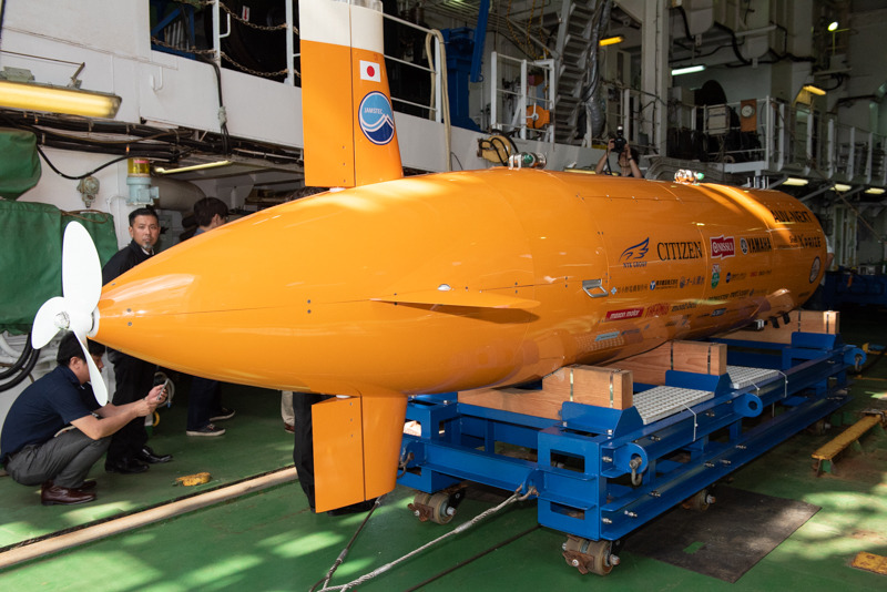 「AUV-NEXT」は別プロジェクトで開発されたAUVだが、競技会に投入する