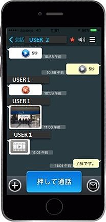 専用アプリをインストールしたスマートフォン
