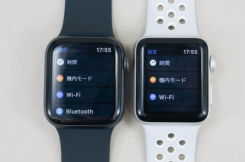 文字サイズは変わらずに情報量が増えるパターンもあり、一覧性が増している