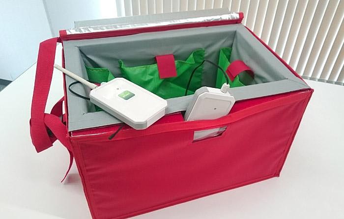 「保冷BOX監視システム」（イメージ）
