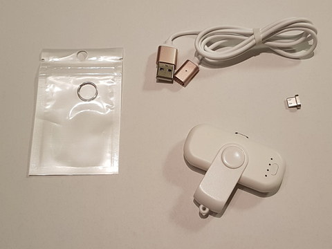 スマホアクセサリー MAGNETIC POWER BANK 磁石でスマホにくっつくモバイルバッテリー「MAGNETIC POWER