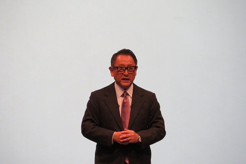 トヨタ自動車 代表取締役社長の豊田章男氏