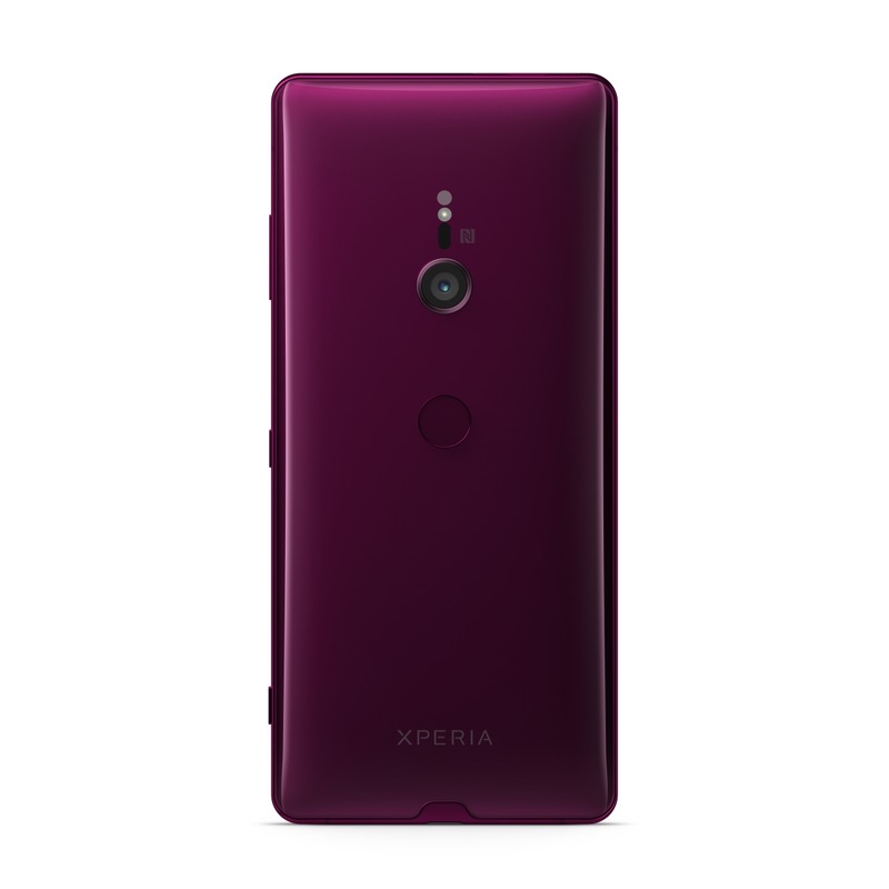 「Xperia XZ3」ボルドーレッド