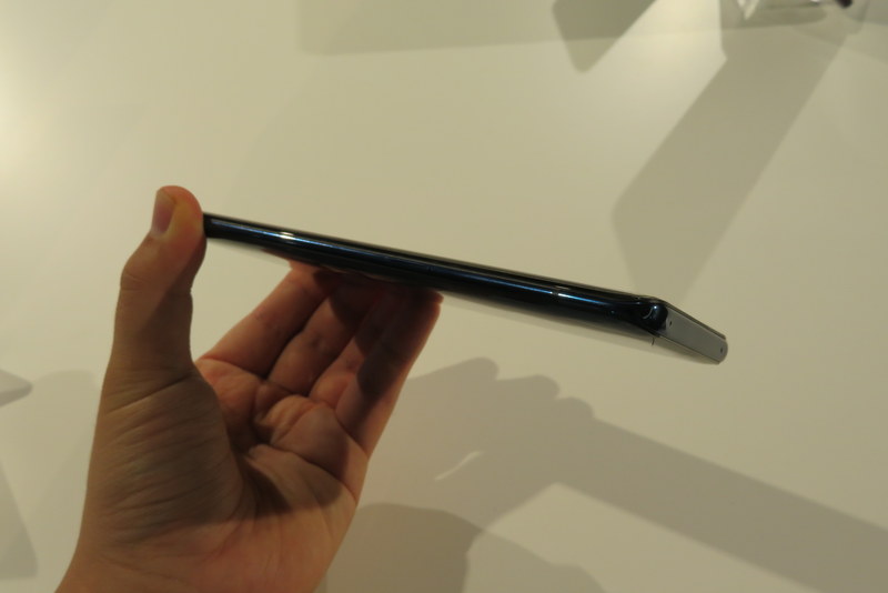 日本では発売されないがランボルギーニとのコラボレーションモデルも展示されていた