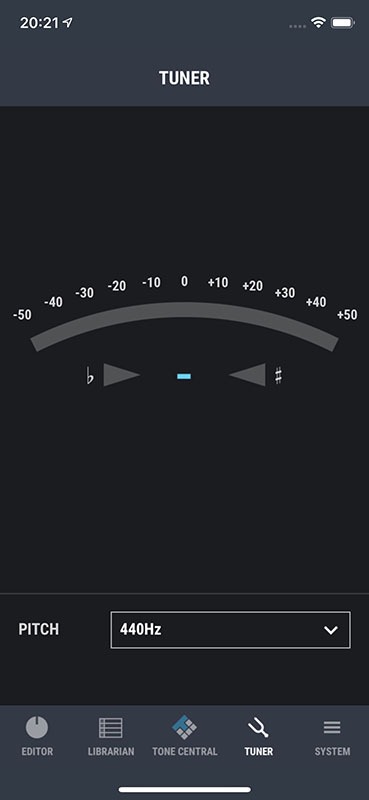 ほか、チューナー機能があったり、本体ではできない細かな設定が行えたり、アンプ部やトランスミッター部の電池残量がわかったり。もちろんタブレットからでも行えます。