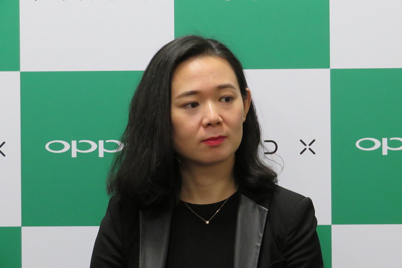 グループインタビューでは加えて、OPPO Mobile Telecommunications 海外市場プロダクトディレクターの党壮丽（トウ・ソウレイ）氏も応じた