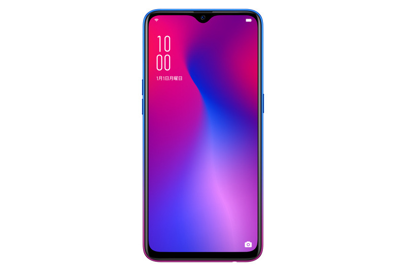 OPPO「R17 Neo」ブルー
