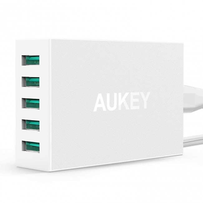 AUKEY 5ポートUSB充電器 PA-U33ホワイト