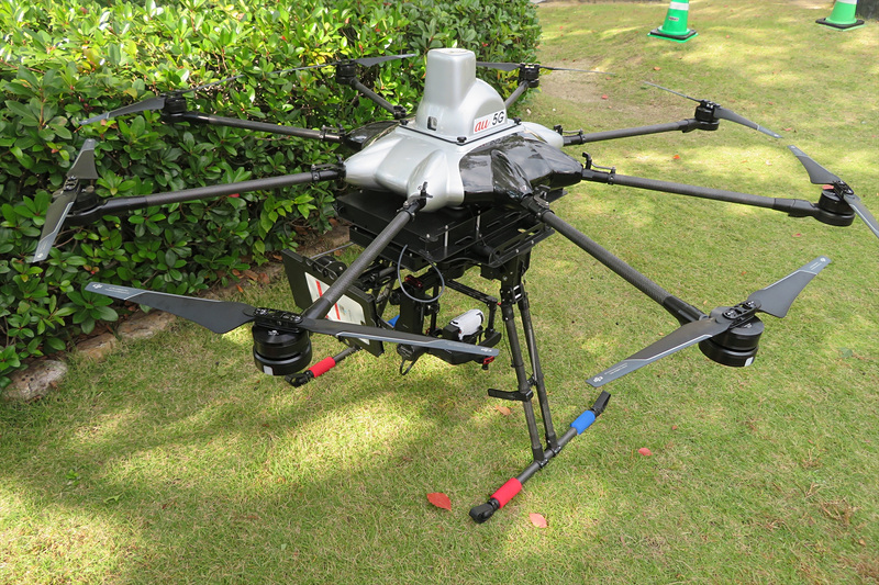 実証実験で使用されるドローン