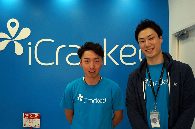 渋谷店のiTechのおふたり。右は村岡氏