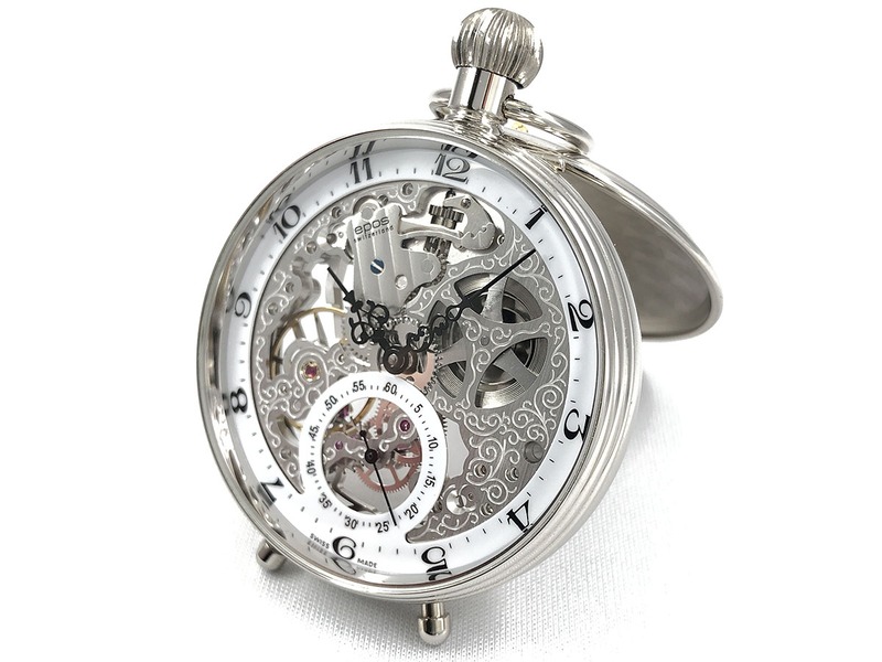 懐中時計。光の当たり方も細部の見え方もイイ感じです。かなり接写していますので、文字盤左側はピントが甘いです。iPhone Xの光学2倍ズームを使い、被写体から少し離れて撮るべきでした。