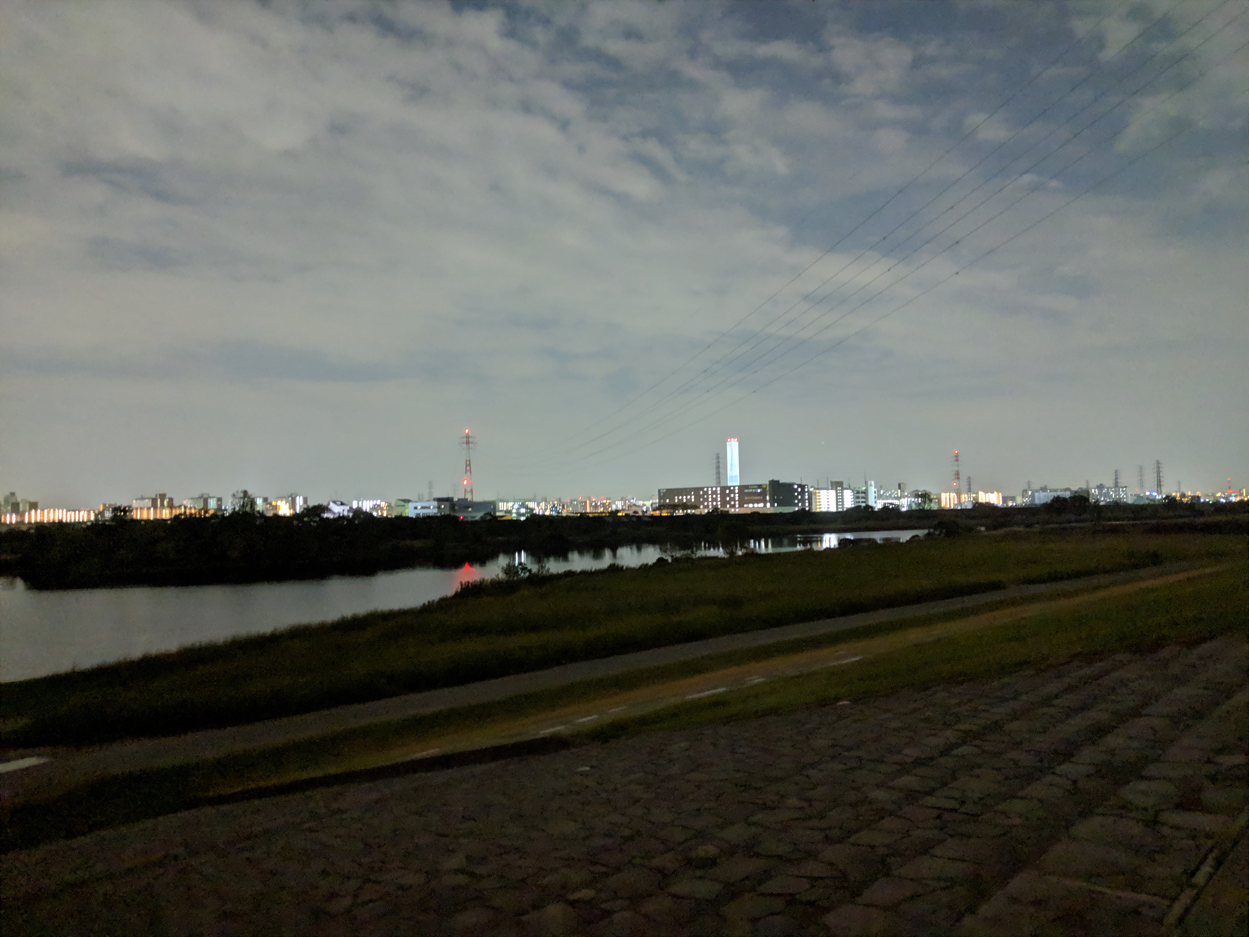 夜景モードで撮影