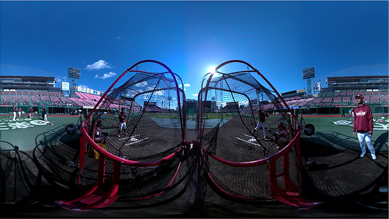 360度 8K VRの映像配信