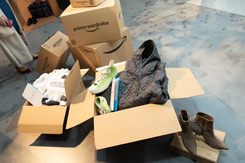 プライム会員向け「prime wardrobe」は、購入前に自宅で試着してから、購入する商品を選べるサービス。購入しない商品は配送時のダンボールを利用して返送する