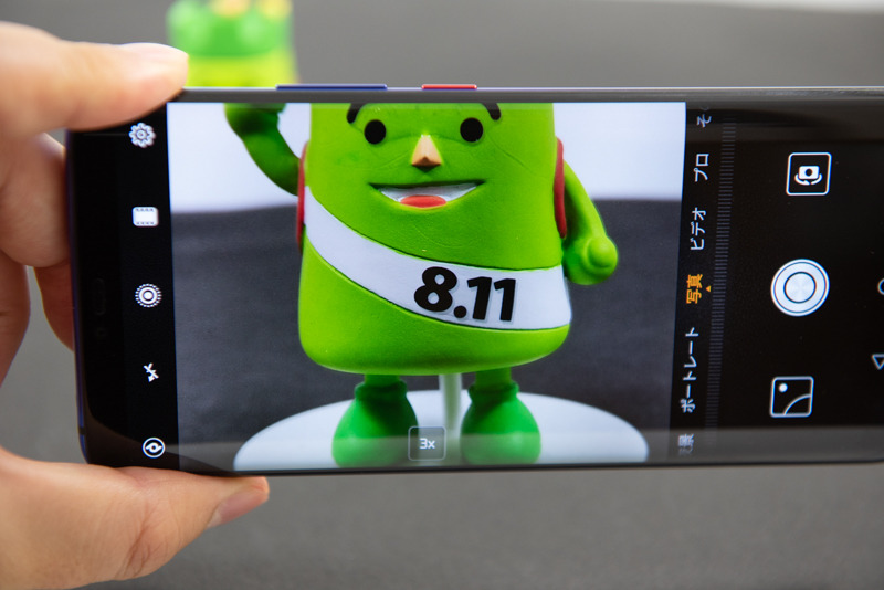 3倍、望遠レンズ