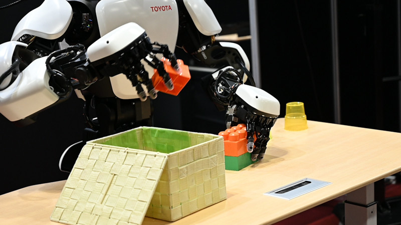 ブロックを片付ける