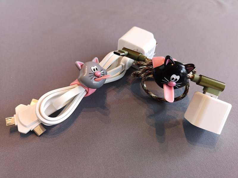 1～1.5mくらいのケーブルならまとめたケーブルの周囲を2回まわすとちょうど良い