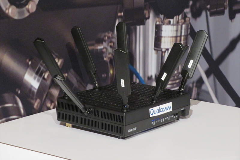 Wi-Fi 6による動画ストリーミングのデモ