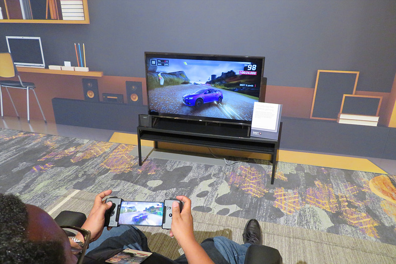 60GHzのWi-Fi経由でのゲーム画面出力