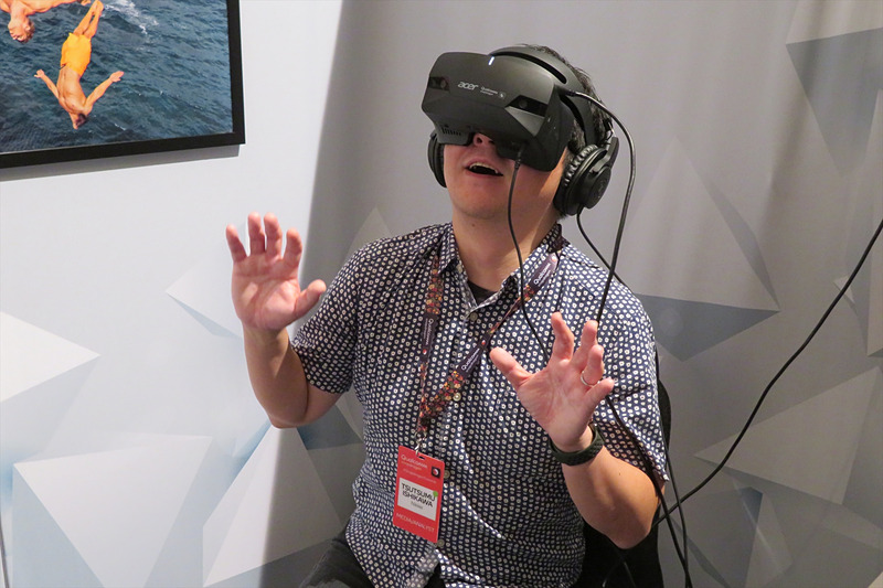 5G経由でのVR動画視聴