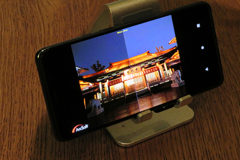 夜景やポートレート加工前と加工後