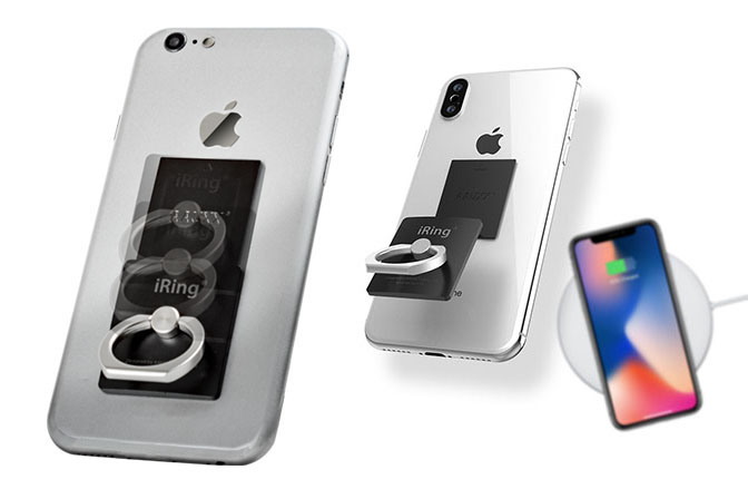 スマートフォンなどのホールド感を高める「スマホリング」の一種、AAUXXブランドのiRingシリーズを紹介しています。