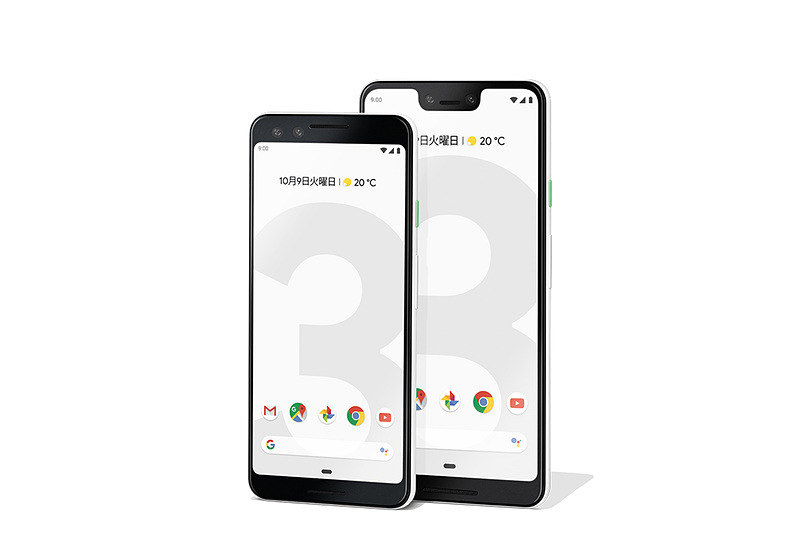 Google Pixel 3とGoogle Pixel 3 XL