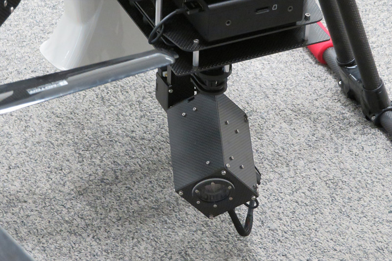 俯瞰ドローンには4Kカメラを搭載