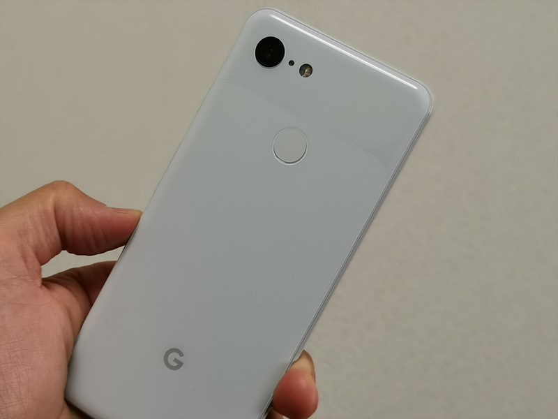 Google Pixel 3は指紋認証に対応（顔認証非対応）