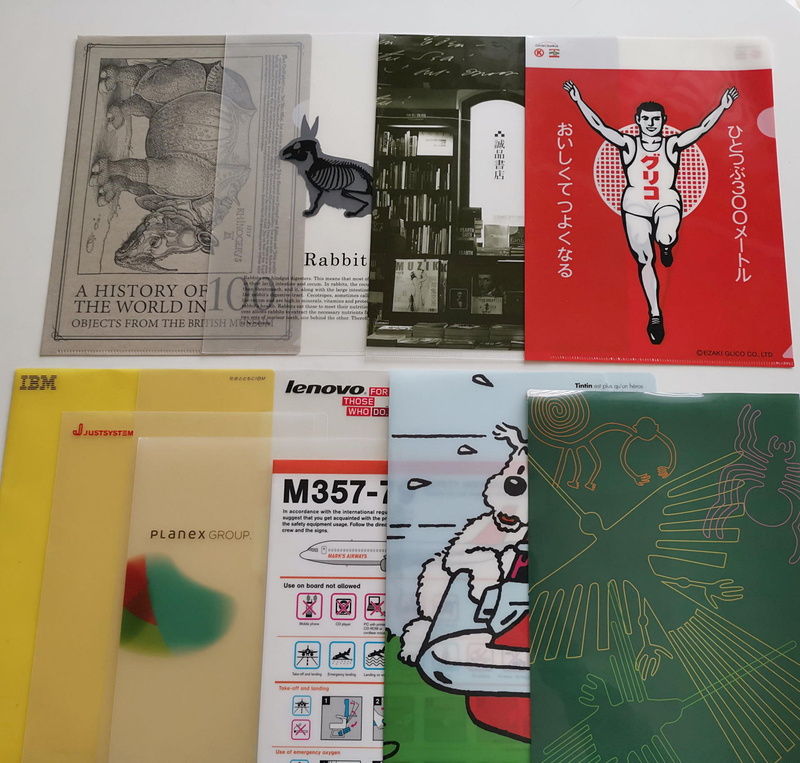 もう100種類以上あるクリアフォルダーは文房具の新しい文化だ