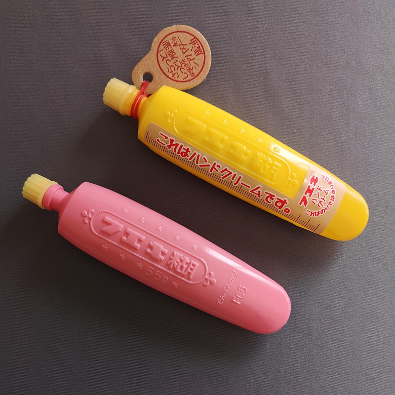 “ノリ”の良い不易糊工業が、でんぷん糊と同じチューブパッケージに入ったハンドクリームを発売した