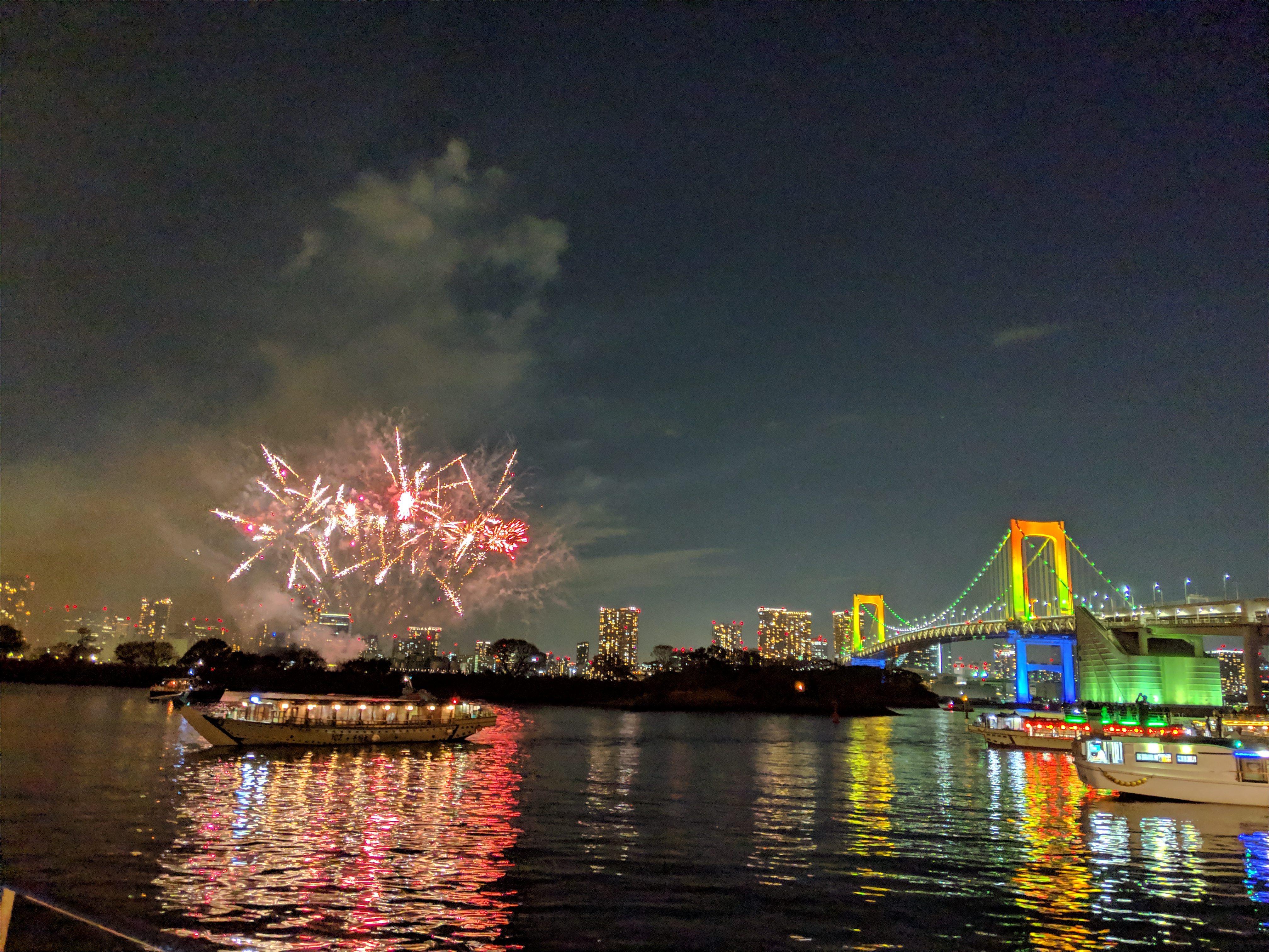 夜景モードで撮影