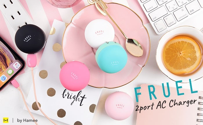 FRUEL フルーエル 2ポートUSB-AC充電器