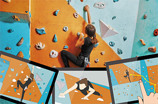 自由視点映像視聴のイメージ