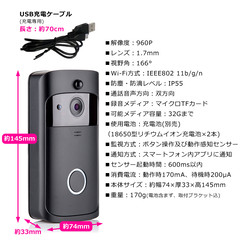既存のドアホンを付け替えるスマホ連携ドアホン、8880円で発売