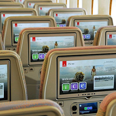 エミレーツ航空、機内エンターテインメントのプレイリスト事前作成に対応