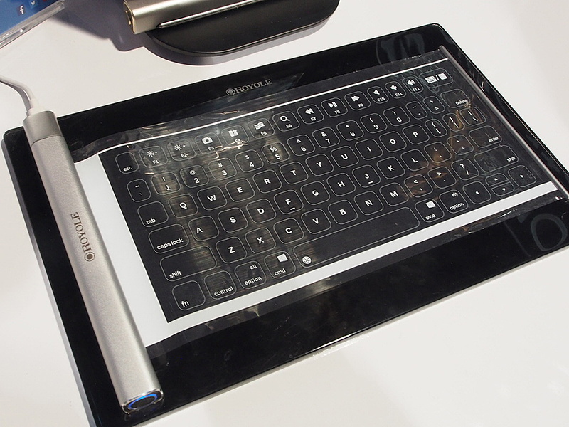 Royoleの巻き取りキーボード