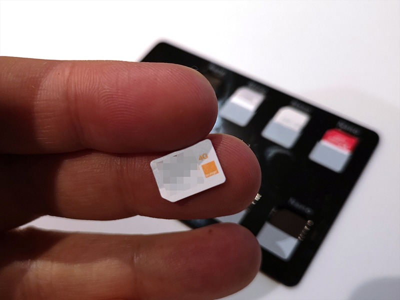 今年もMWC用の主要回線にはOrangeを選んだ。SIMロック解除済みのHUAWEI P20 Pro HW-01Kに挿す予定