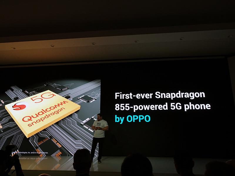 Snapdragon 855を搭載した世界初の5Gスマートフォンは、OPPOのものになるという