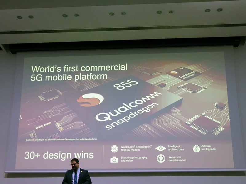 すでに30以上の5G端末で、Snapdragon 855を採用されることが決まっている
